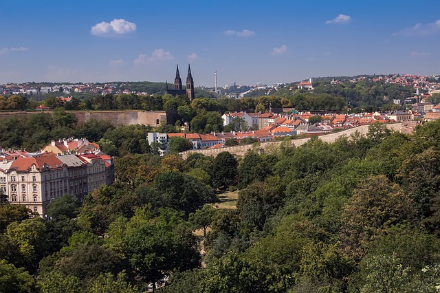 pražské panoráma, Vyšehrad